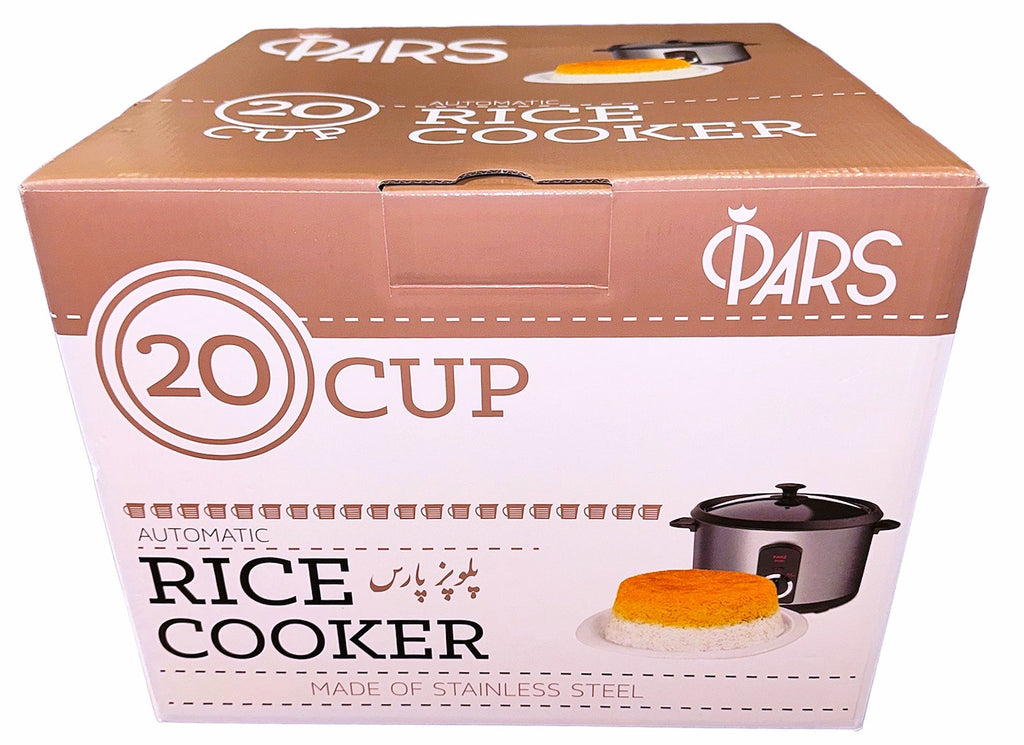 20 CUP Rice Cooker Automatic PARS - Rice Crust (Tahdig)Maker - (PoloPaz) DRC-260 - Kalamala - Pars