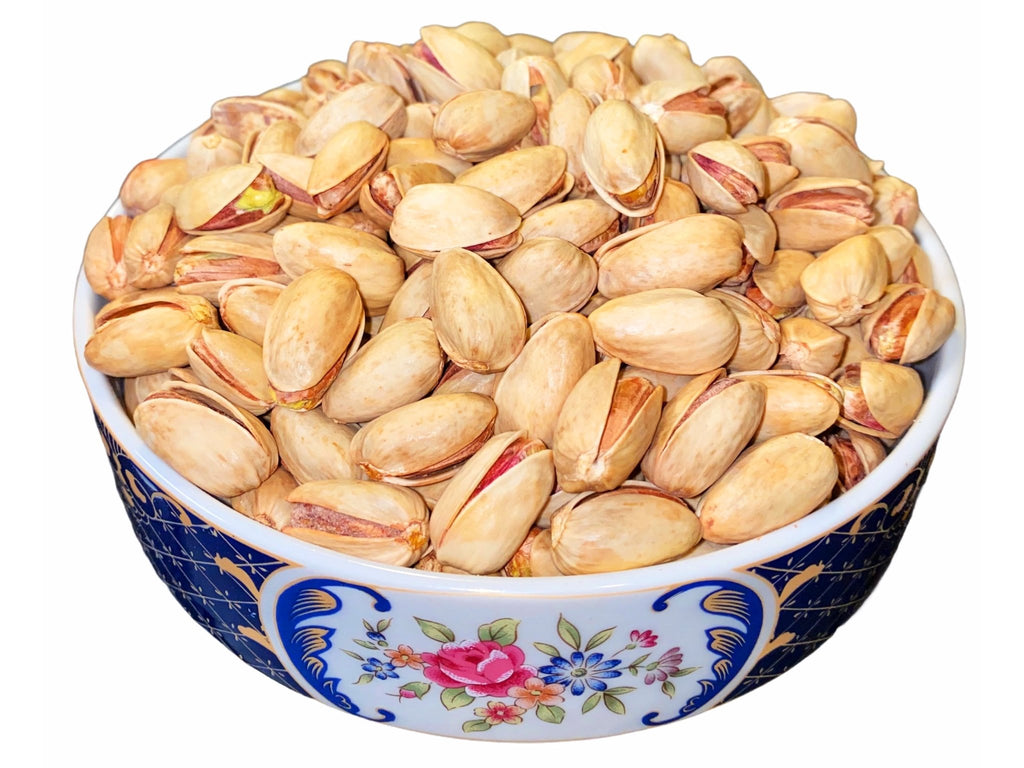 Akbari Pistachio - Roasted/Lightly Salted - Fresh - 1 Pound ( Pesteh Akbari ) - Nuts - Kalamala - Kalamala