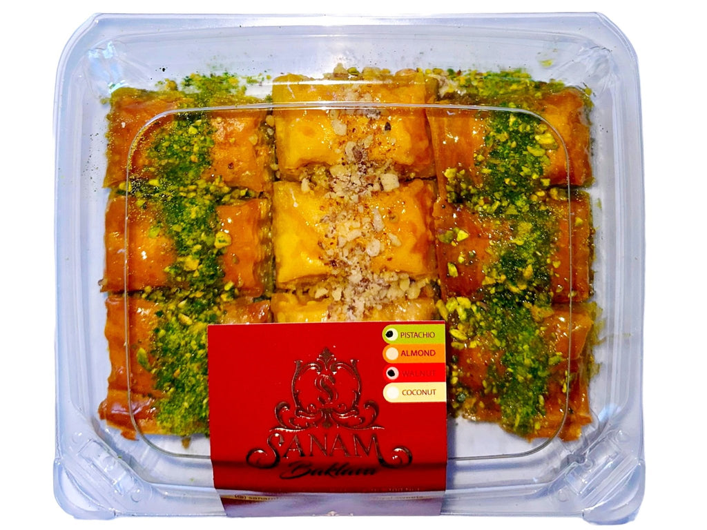 Baklava - Pistachio & Walnut ( Baghlava ) - Baghlava - Kalamala - Sanam Baklava