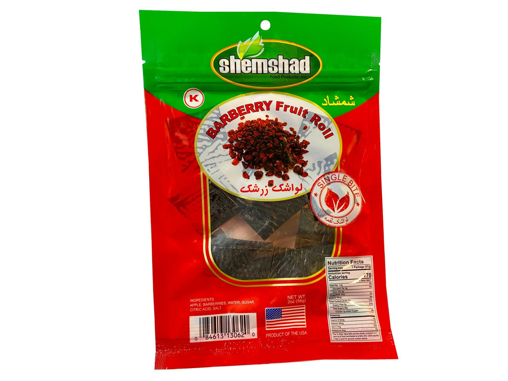 Barberry Fruit Roll ( Lavashak e Zereshk ) - Fruit Leather - Kalamala - Shemshad