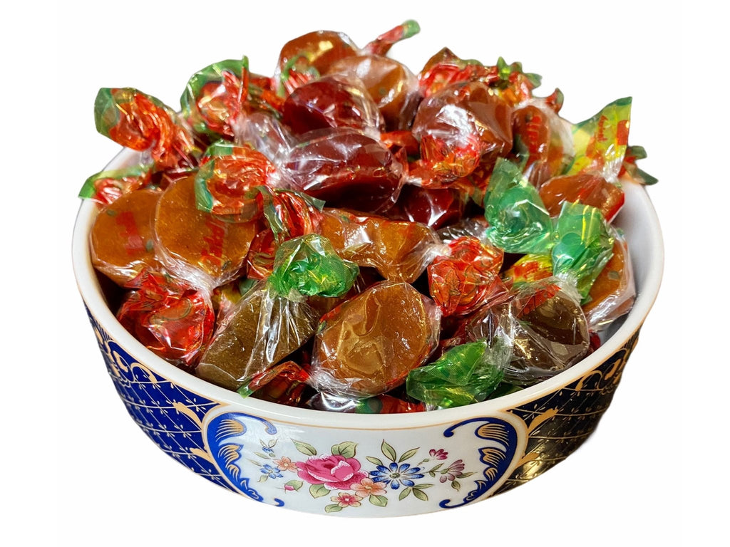 Bite Size Fruit Roll Toffee - 1 Pound ( Lavashak Loghmeh ) - Fruit Leather - Kalamala - Takdis