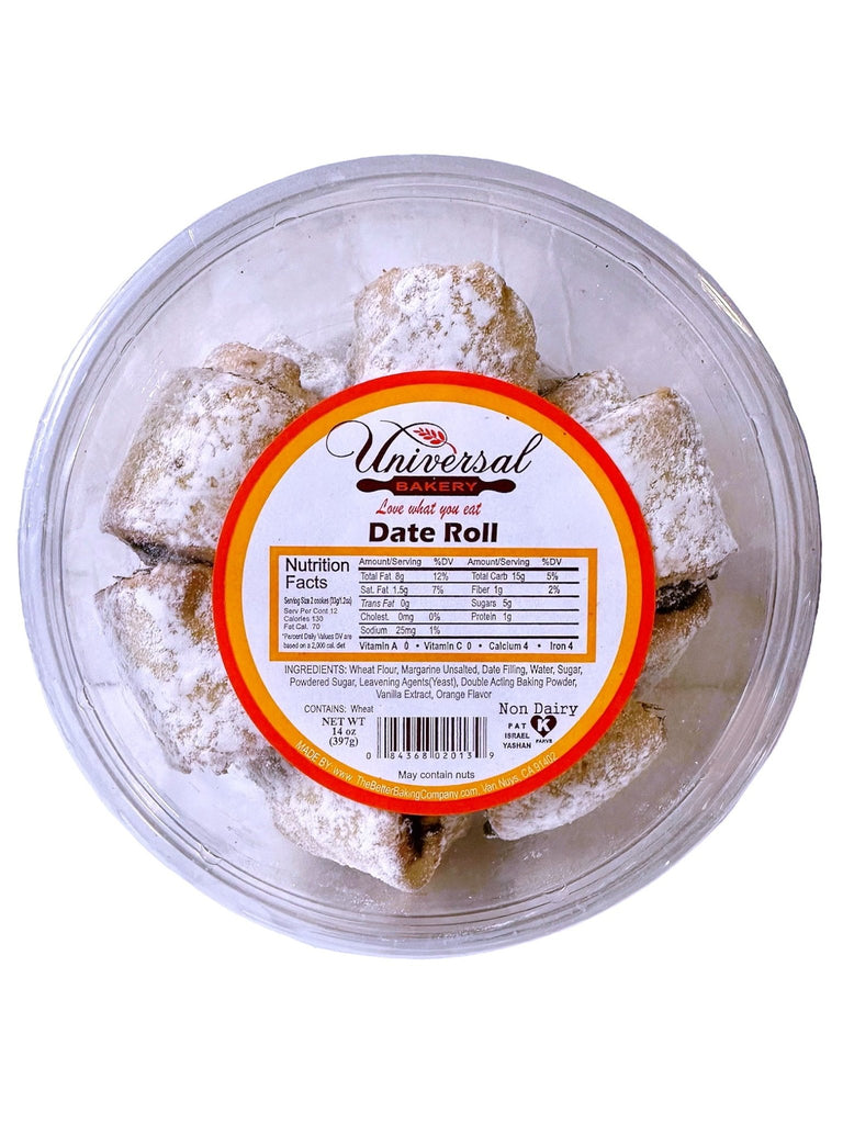 Date Roll Universal Bakery (Shirini Khormaee) - Kalamala - Universal