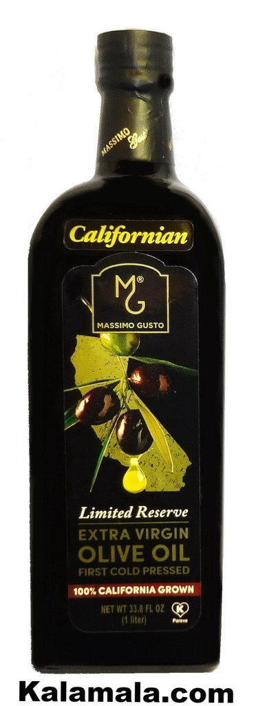 Extra Virgin Olive Oil - 2 Packs (1 Liter Each) - Oil - Kalamala - Massimo Gusto