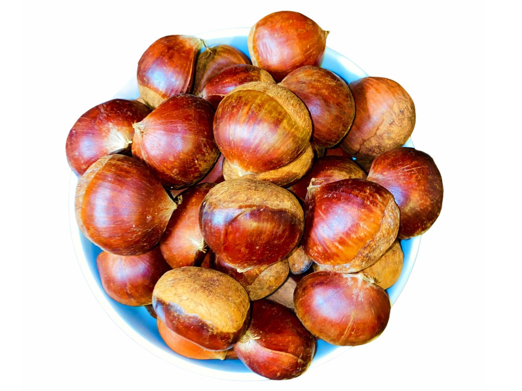 Fresh Raw Large Chestnut - 1 LB ( Shah Baloot ) - Fresh Nuts - Kalamala - Kalamala