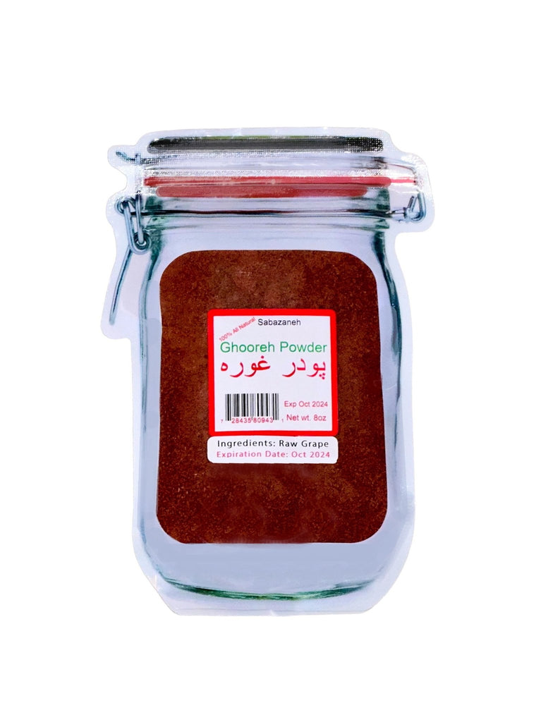 Ground Sour Grape Sabzaneh In Bag (8 Oz) (Gard e Ghooreh) (Poodr e Ghoureh) - Kalamala - Kalamala