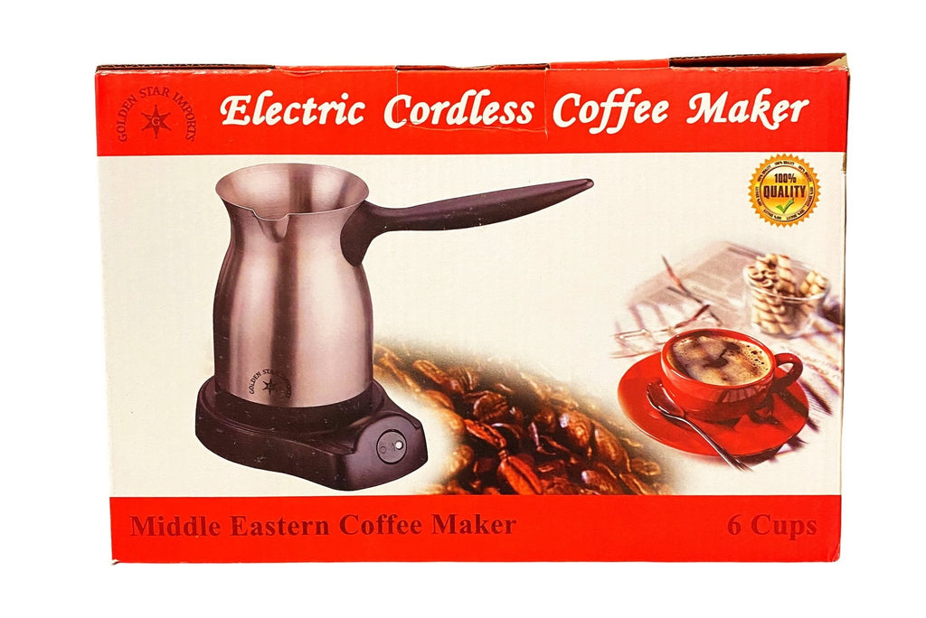 Middle Eastern Cordless Coffee Maker - 6 Cup ( Ghahve Joosh ) - Kettles - Kalamala - Golden Star