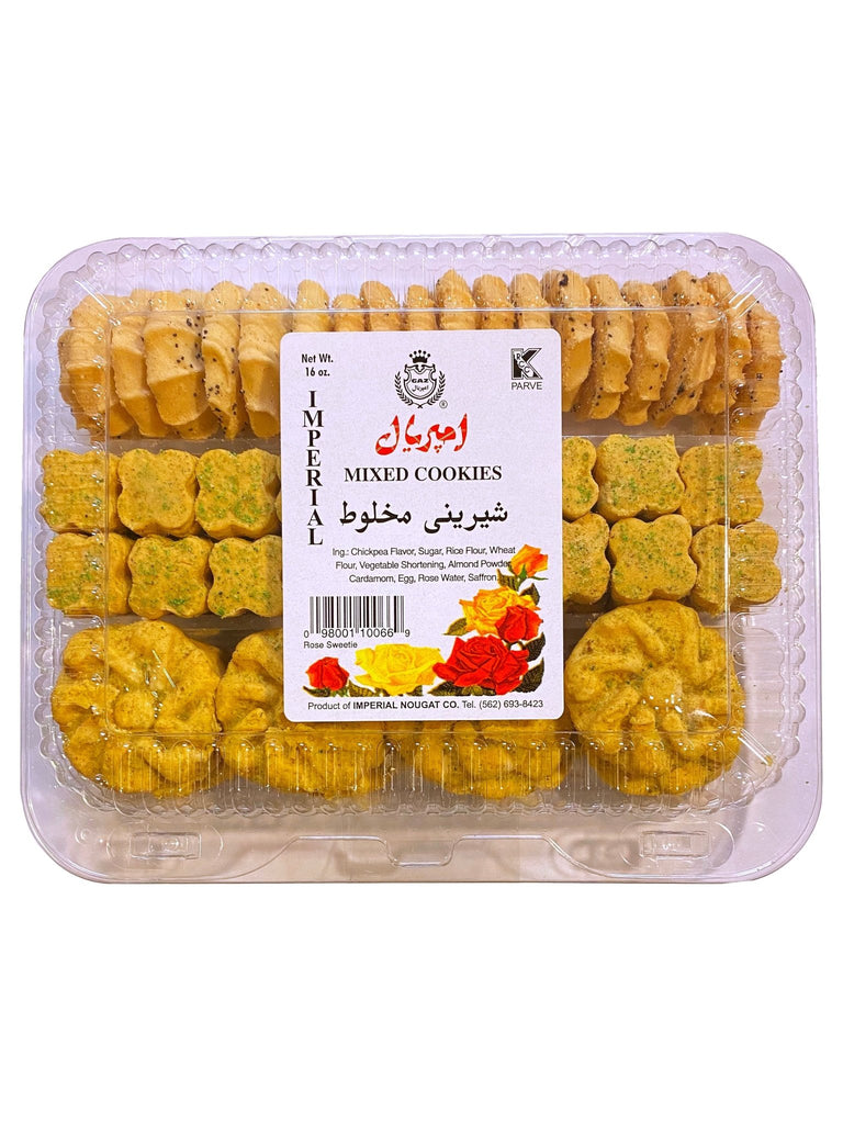 Mixed Cookies - 16 Oz ( Shirini Makhloot ) - Fresh Sweets & Pastry - Kalamala - Imperial