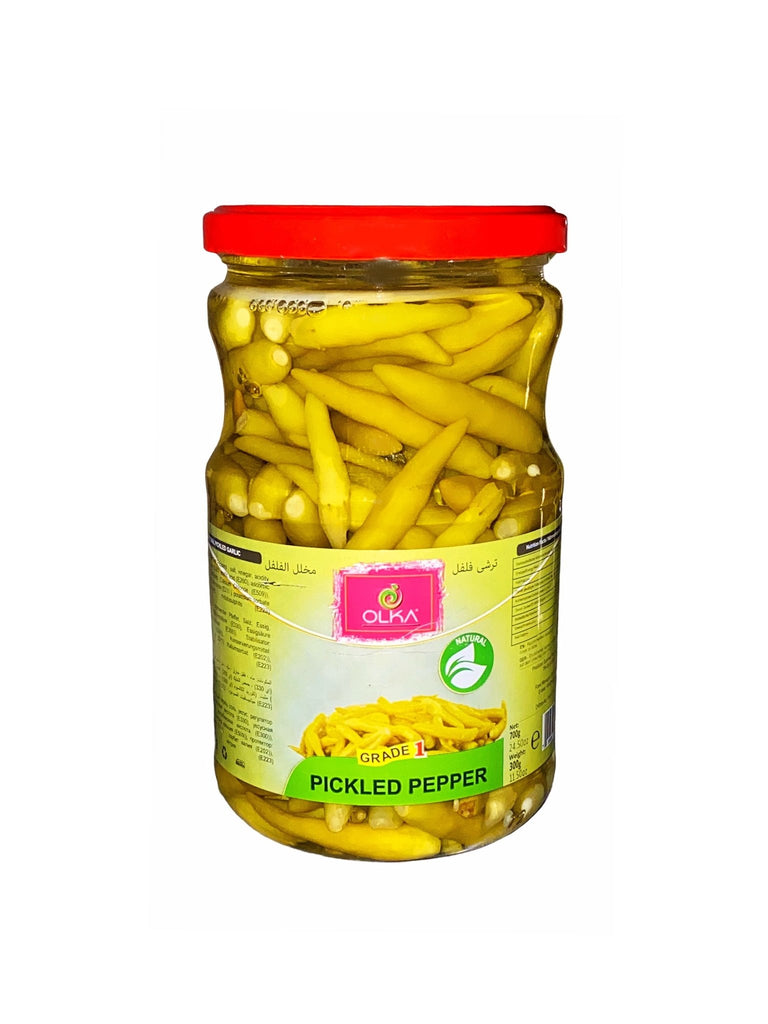 Pickled Pepper Olka ( Turshi Felfel- Torshi ) - Vegetable Pickle - Kalamala - Olka