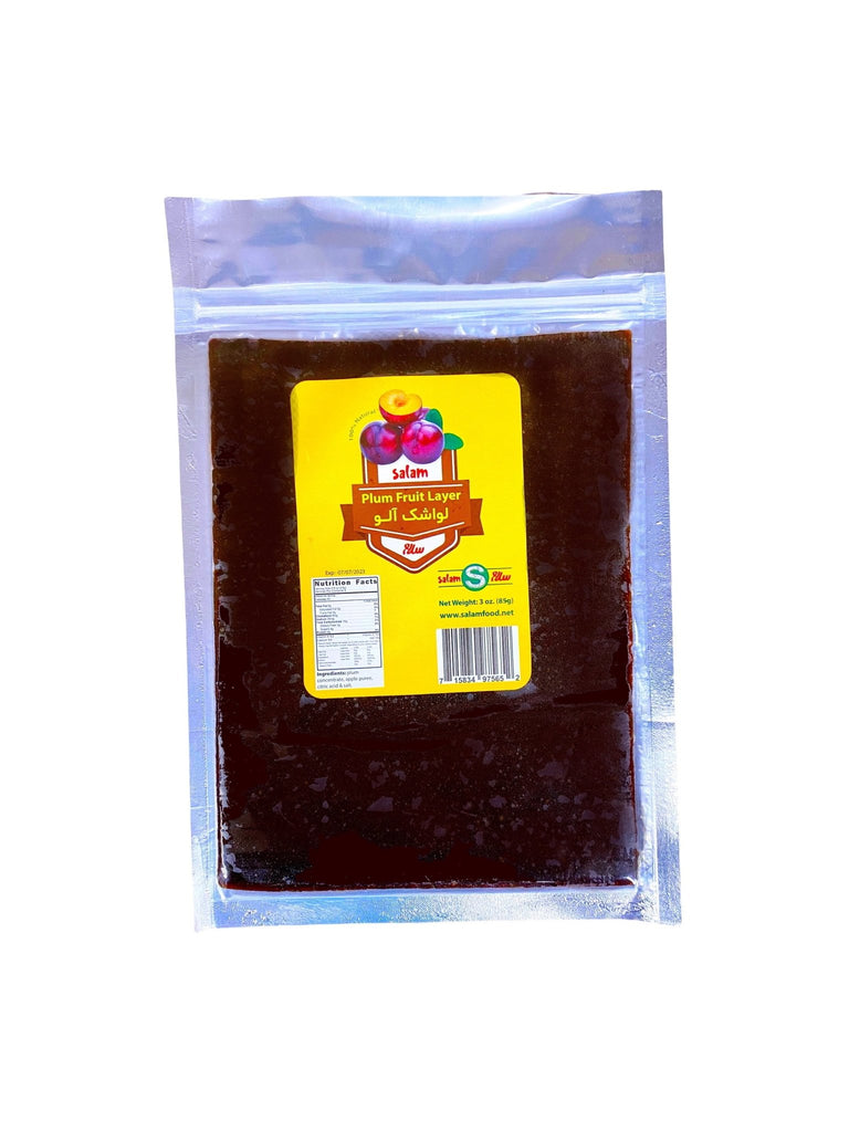 Plum Fruit Leather Salam - Dried ( Lavashak Alu ) - Fruit Leather - Kalamala - Salam