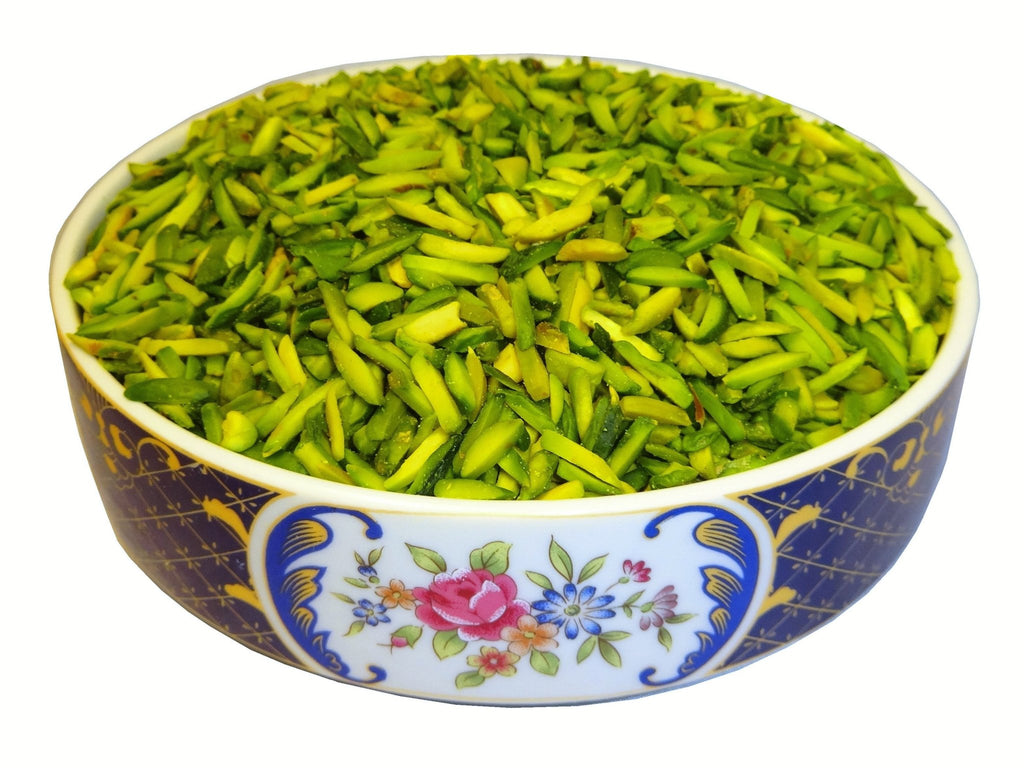 Slivered Pistachios - Sliced - 3 Pounds ( Khalal E Pesteh ) - Nuts - Kalamala - Kalamala