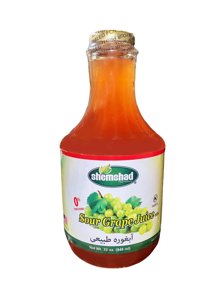 Sour Grape Juice - 32 Oz -Large ( Ab Ghoureh ) - Sour Grape - Kalamala - Shemshad