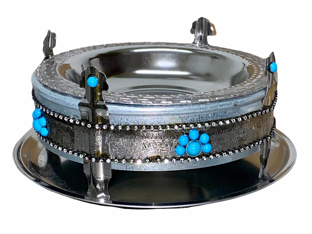 Traditional Wedding Scent Burner With Tray and Tong - Wedding, Scent Burner, Persian Tradition ( Esfandooneh, Esfand Dood Kon ) - Spiritual & Ceremonial - Kalamala - Kalamala