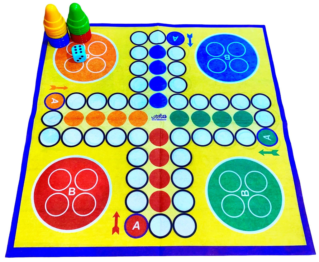 Washable Ludo & Snakes/Ladders - Game - 50*50 Cm - Games & Gifts - Kalamala - Kalamala